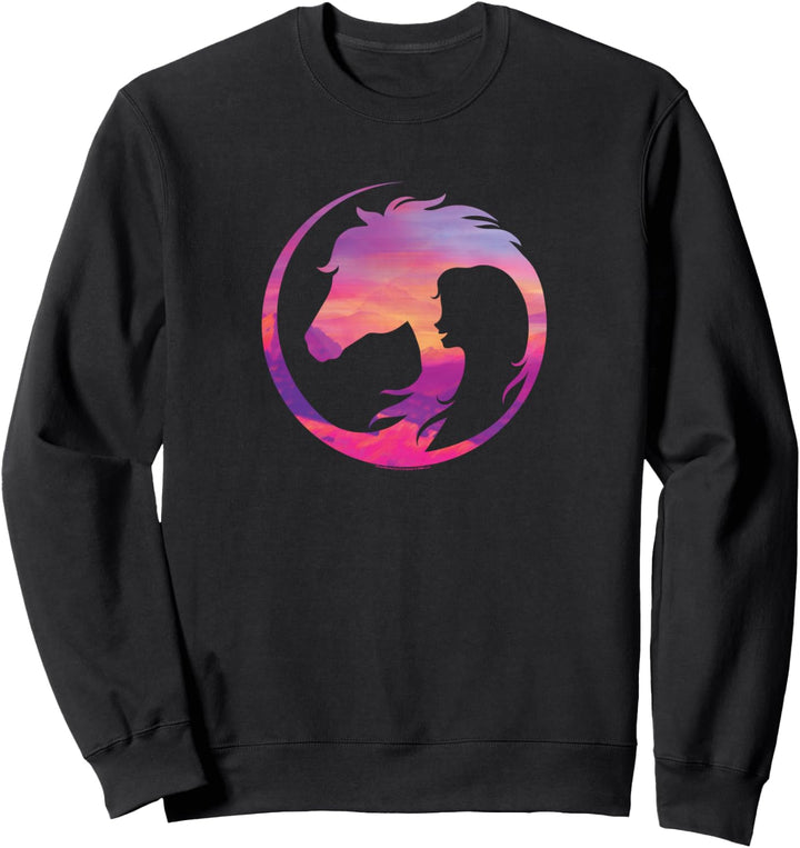 Spirit Ungezähmt - Geist und glückliche Silhouette Sweatshirt