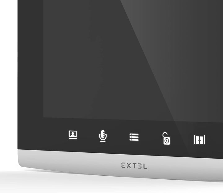 Avidsen Video-Türsprechanlage mit Glasdisplay 17,8 cm (7 Zoll), verbunden mit Ihrem Smartphone mit i