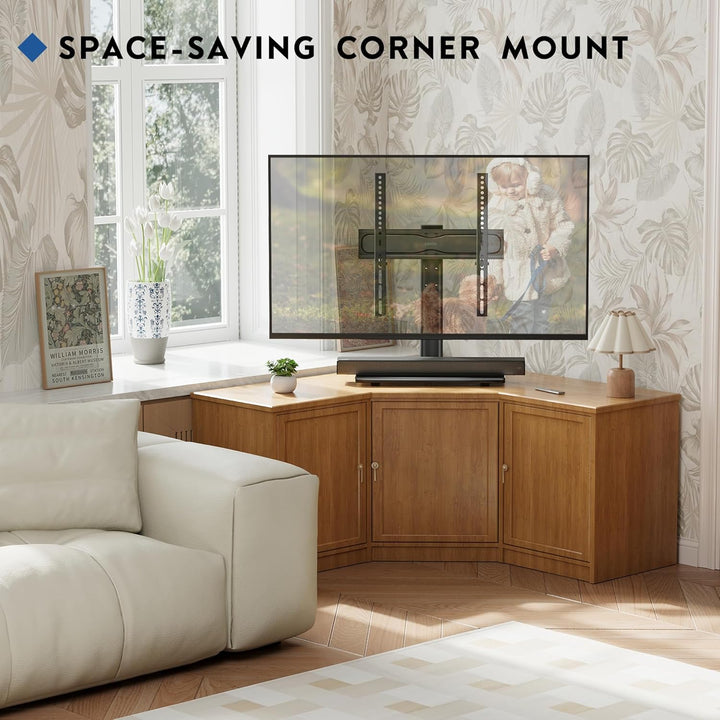 BONTEC TV Standfuss TV Ständer Universal Höhenverstellbar für 26-55 Zoll LCD LED OLED Plasma Flach &amp;