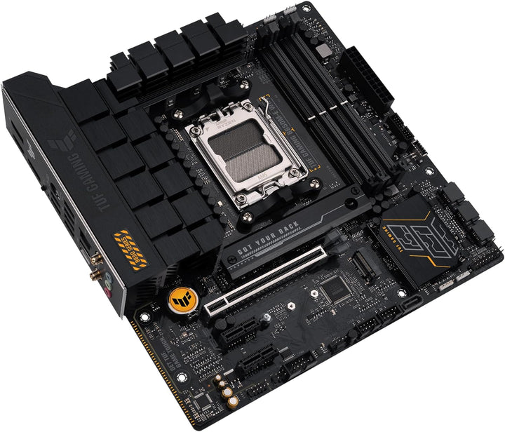 ASUS TUF Gaming B650M-E WiFi Mainboard Sockel AMD AM5 (Ryzen 7000, mATX, PCIe 5.0, DDR5-Speicher, 2,