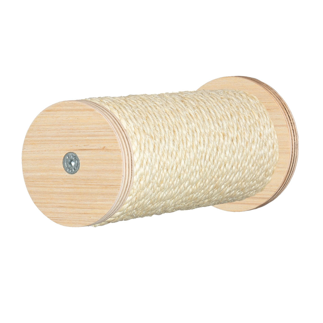 Kratzbaumland 12 cm Relax-Kletterstufe Trittstufe Wandelement für Katzen (25 cm, Natur) Stammlänge: