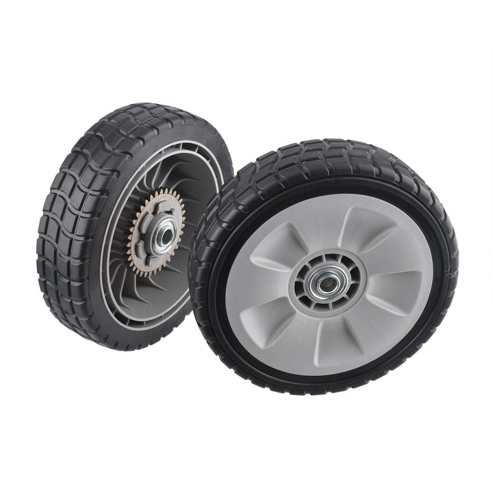 2 Stück 8 Zoll Rasenmäher Hinterrad mit Zahnrad für Honda 42710-VE2-M01ZE 42710-VE2-M02ZE HRR216K6