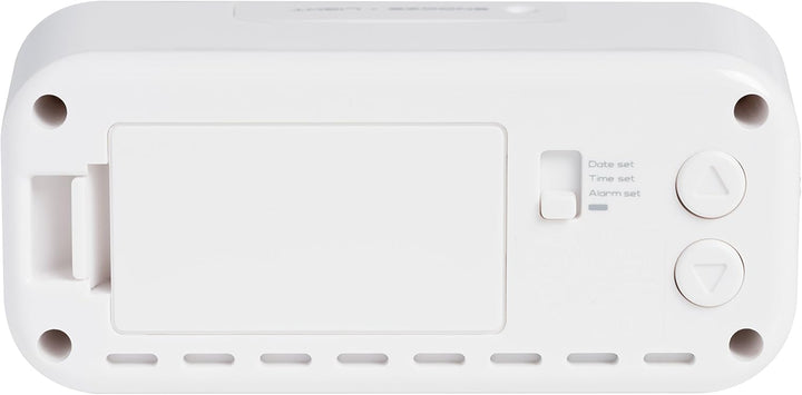 Bresser DCF Funkwecker MyTime Amber mit bernsteinfarbener, einstellbarer Hintergrundbeleuchtung bei