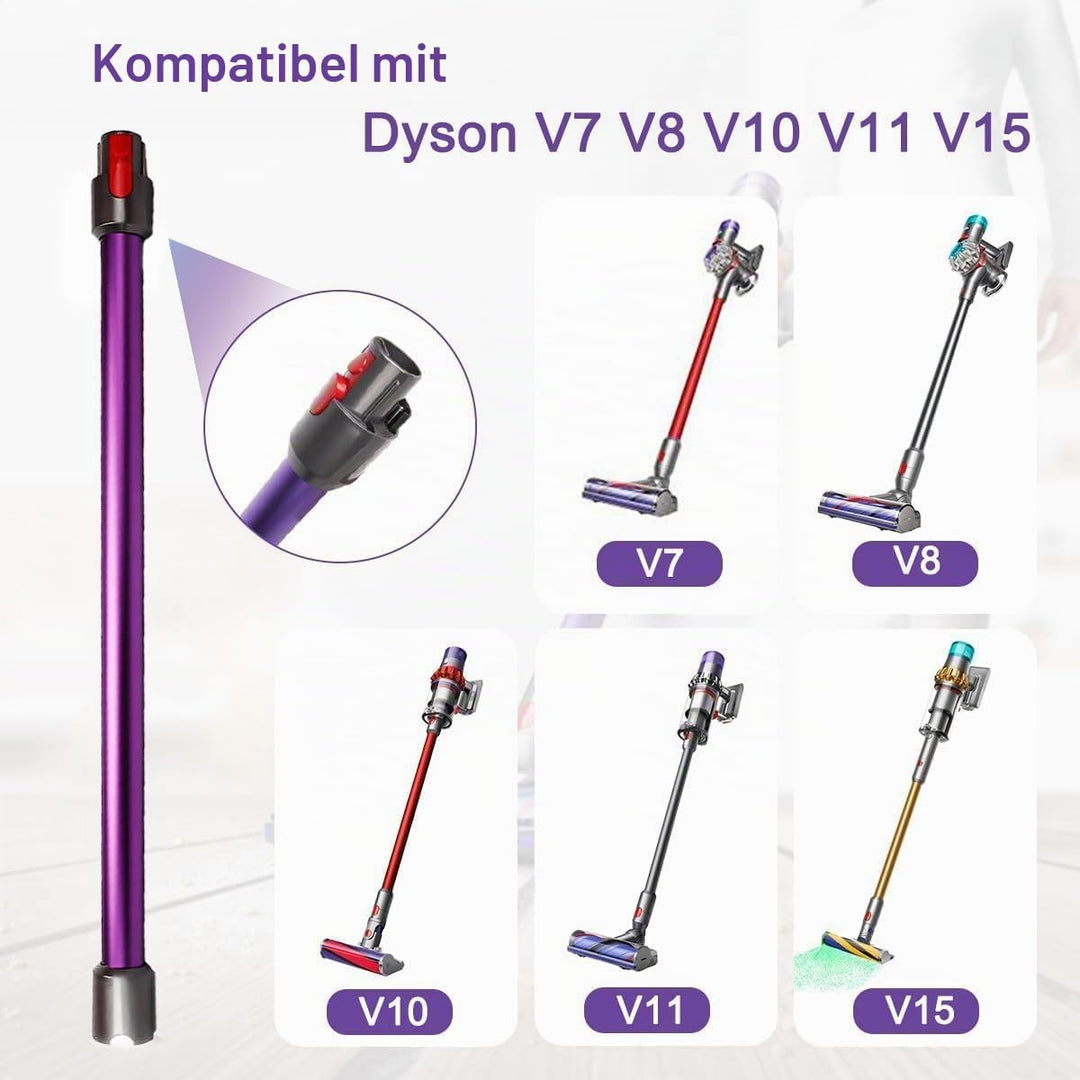 Schnellspannstab, kompatibel mit Dyson V15, V11, V10, V8, V7, Staubsauger-Verlängerungsstange, Verlä