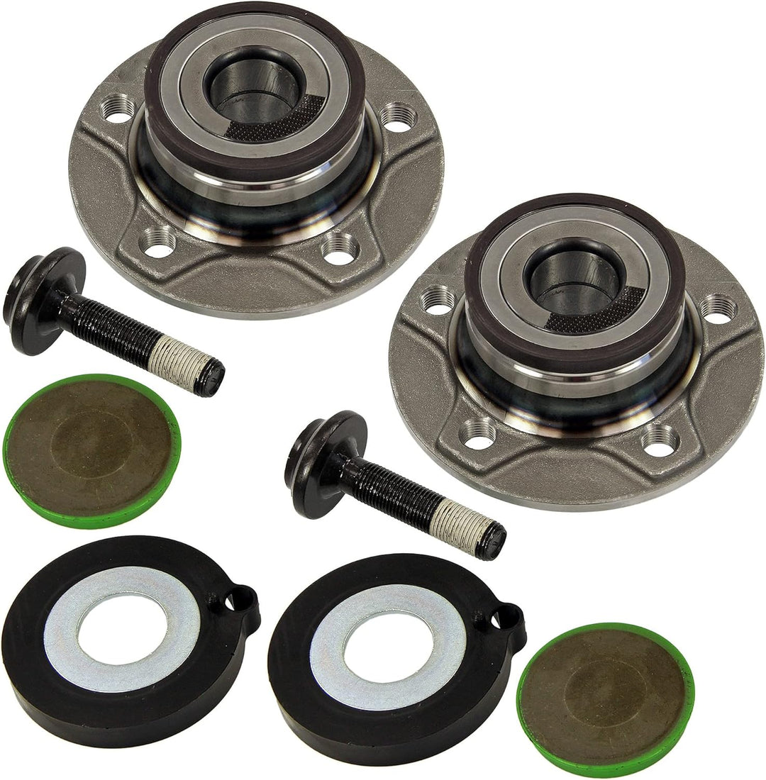 BESTPRICE 2x Radnabe hinten Radlagersatz mit ABS-Sensor