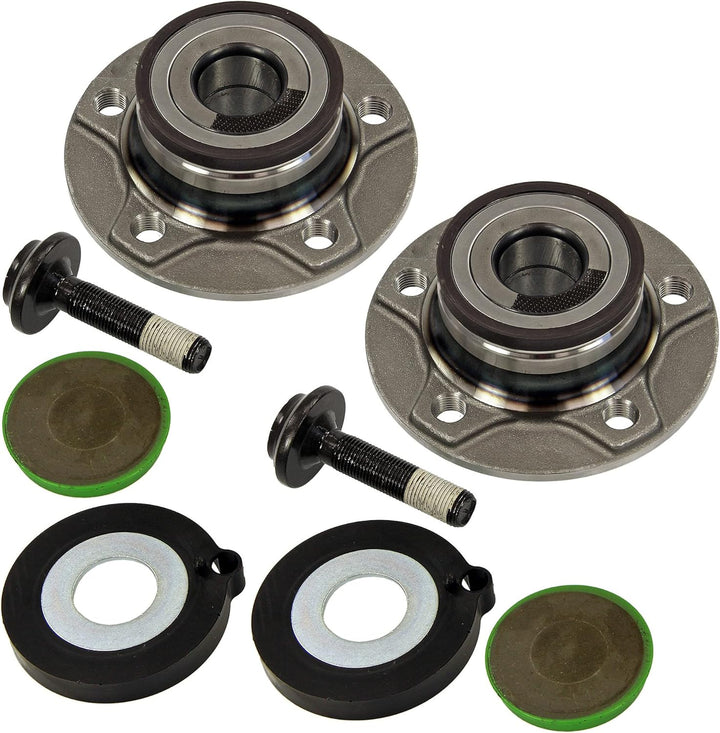 BESTPRICE 2x Radnabe hinten Radlagersatz mit ABS-Sensor