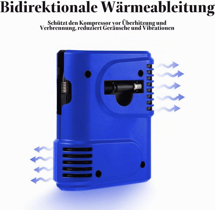 WindGallop Auto Kompressor 12V Luftpumpe Reifen Pumpe für Kleiner tragbarer Luftkompressor Reifenfül