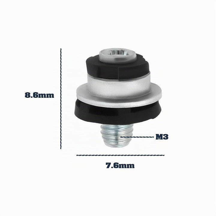 LT Easiyl 10 Stück Festplattenbefestigungsschrauben 8,6x7,6mm M3 Festplattenschrauben 511945-005 Kom