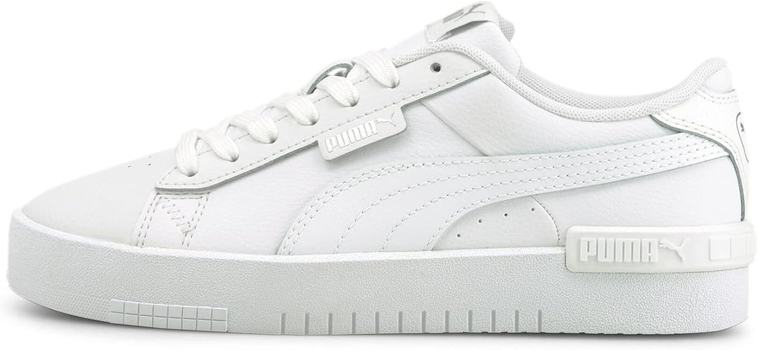 PUMA Mädchen Jada Jr Road Running Shoe 38 EU Puma White Puma White Puma Silver, 38 EU Puma White Pum