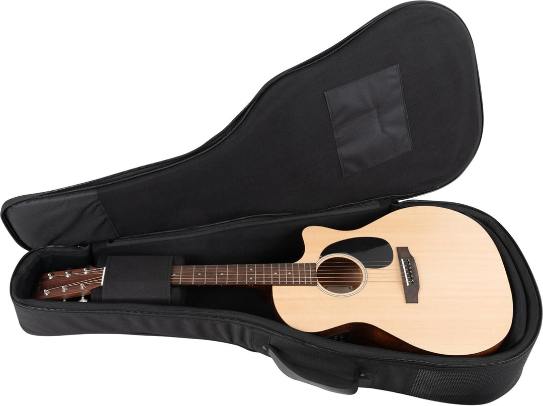 Shaman WGBT-4122BK Westerngitarre Tasche - Dick gepolsterter Gigbag für Akustikgitarren - Verstellba