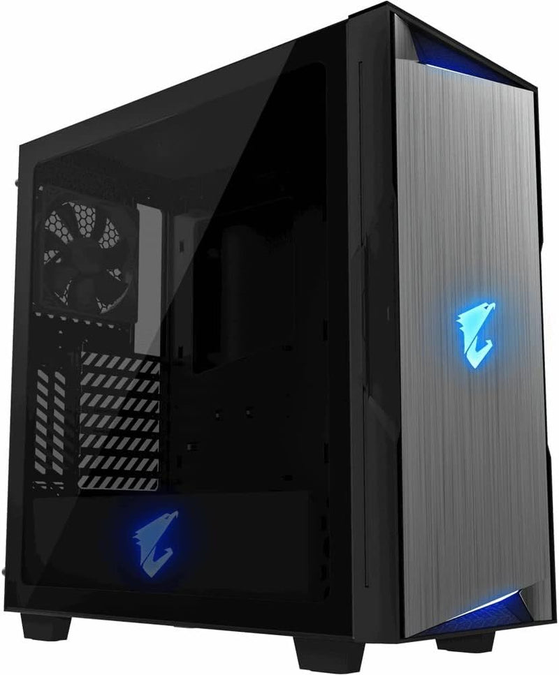Gigabyte Case|GIGABYTE|AORUS C300 Glass|MidiTower|Not Included|ATX|MicroATX|MiniITX|Colour Black|GB-