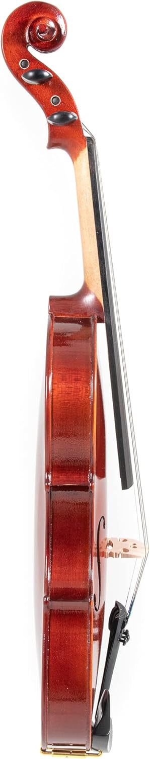 GEWApure Violingarnitur EW Ebenholz 4/4 spielfertig mit Kinnhalter, Feinstimmsaitenhalter, Bogen, Ko