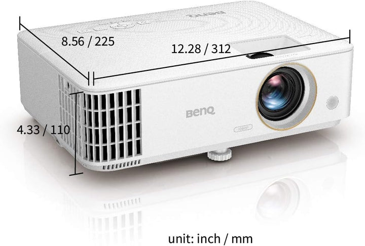 BenQ TH585P 1080p DLP Gaming-Beamer, 3.500 Lumen, HDMI, 3D, geringe Reaktionszeit für Gaming-Konsole