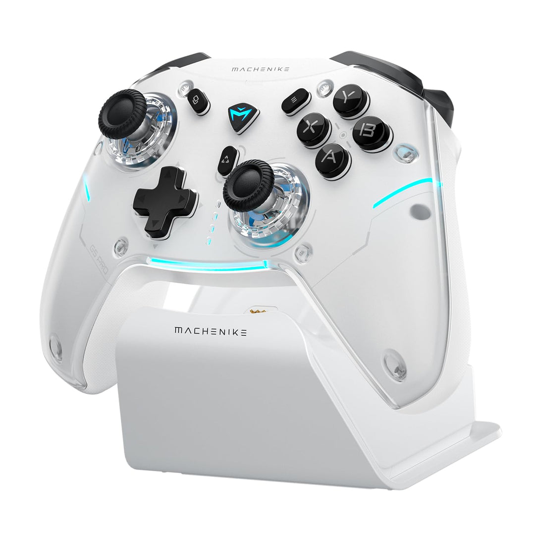 Machenike G5PROMAXSE Gaming PC Controller mit Ladestation, Bluetooth Controller mit Hall Effect Joys