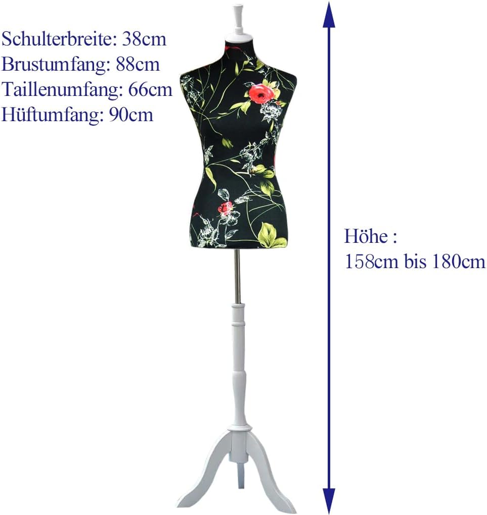 Loywe Schneiderpuppe Schaum Weiblich Damenbüste Schneiderbüste kleiderpuppe Nähen Gr.36/38 | 1018 (S