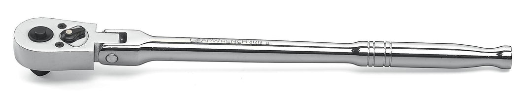 GEARWRENCH 81219 Ratsche, 3/8-Zoll-Antrieb, 45 Zähne, Schnellspanner, Flexkopf, Tropfenform, 26,4 cm