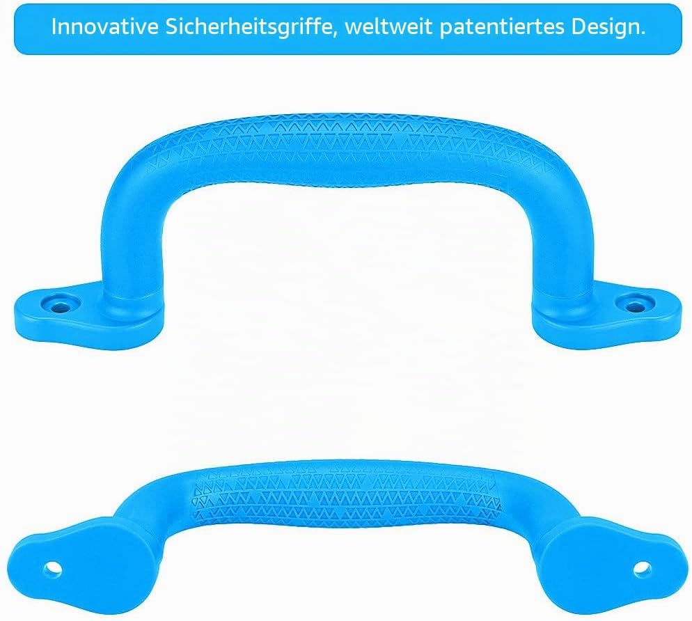 Dolibest Sicherheitsgriffe, 18cm rutschfeste Solide Handgriffe Klettergeräte Greifer Griffe für Spie