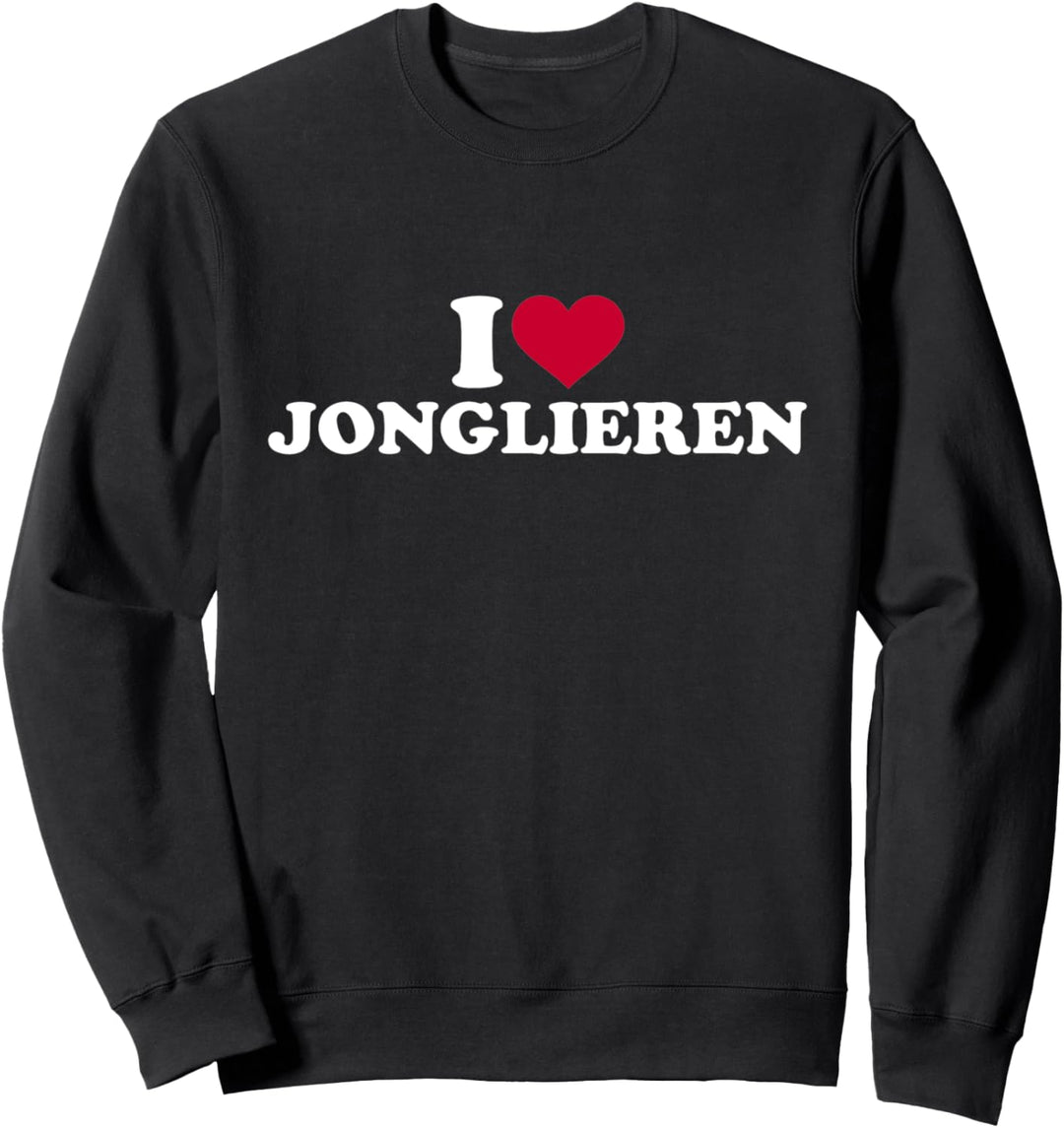 Ich liebe Jonglieren Sweatshirt