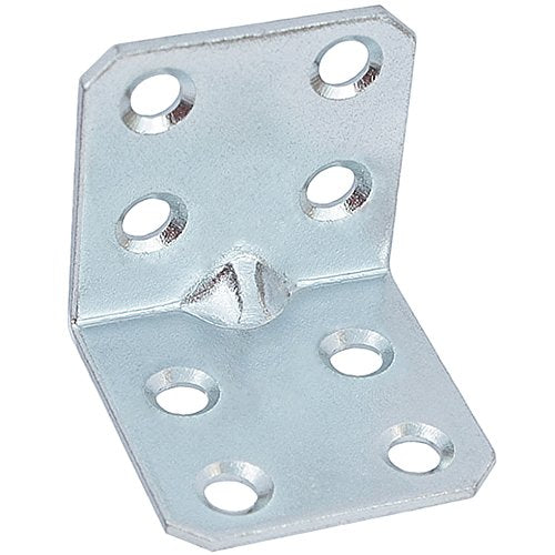 100 Winkel Winkelverbinder mit Sicke 30 x 30 x 30 x 1,5 mm 8 Löcher