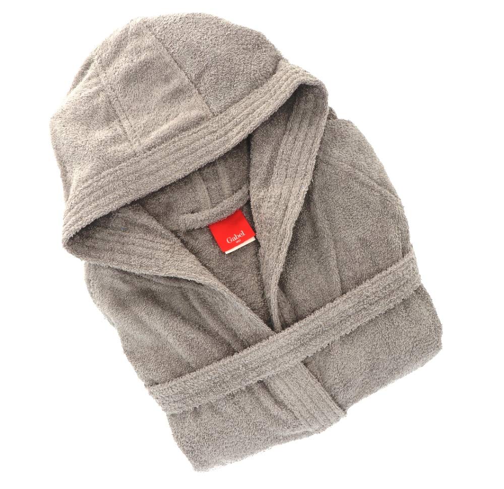 Gabel 09800 905 Bademantel für Erwachsene, 100% Baumwolle, Eisen, Grösse XXL, Eisen