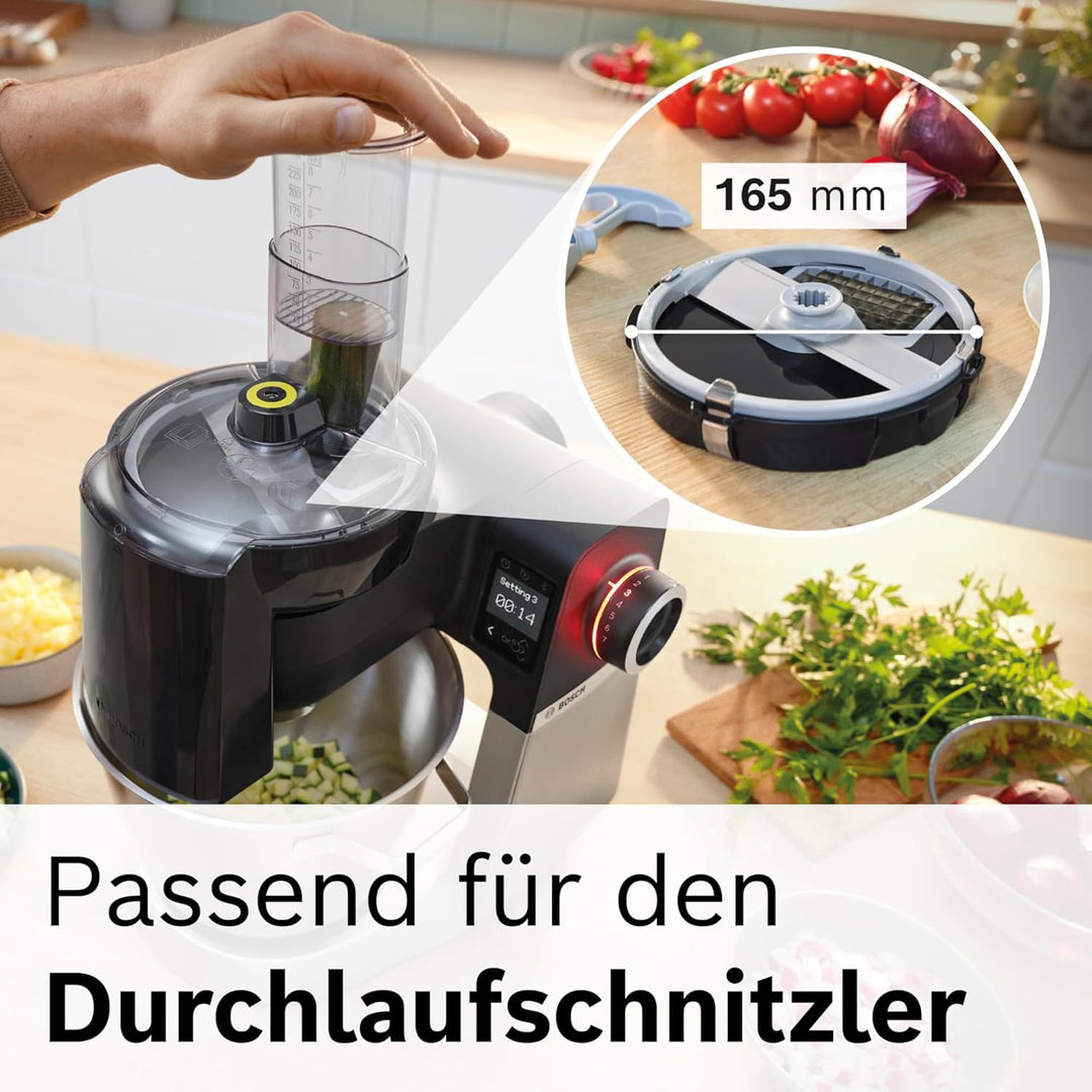 Bosch Zubehör MUZS68CC, Würfelschneider, gleichmässige Würfel, Würfeleinsatz 9 mm, inklusive Gitterr