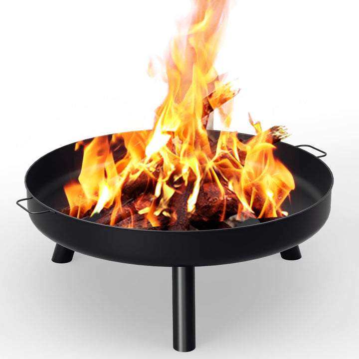 Vigevee feuerschale Ø82.5cm, feuerschalen für den Garten, feuerstelle Outdoor, für Camping, gartenfe