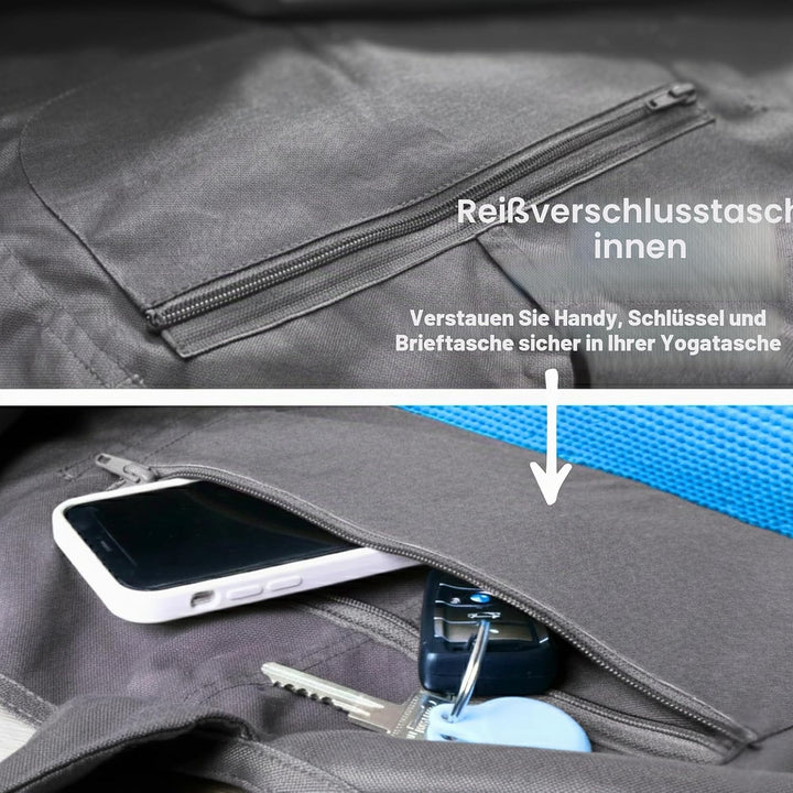Yogiii Yogatasche YogiiiTotePro | Die Originale Yoga Tasche | Yogatasche Für Matte Und Zubehör | Yog
