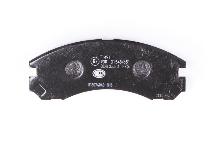 HELLA PAGID 8DB 355 011-751 Bremsbelagsatz - T1491 - Dicke/Stärke: 15.7mm - Bremssystem: Akebono - m
