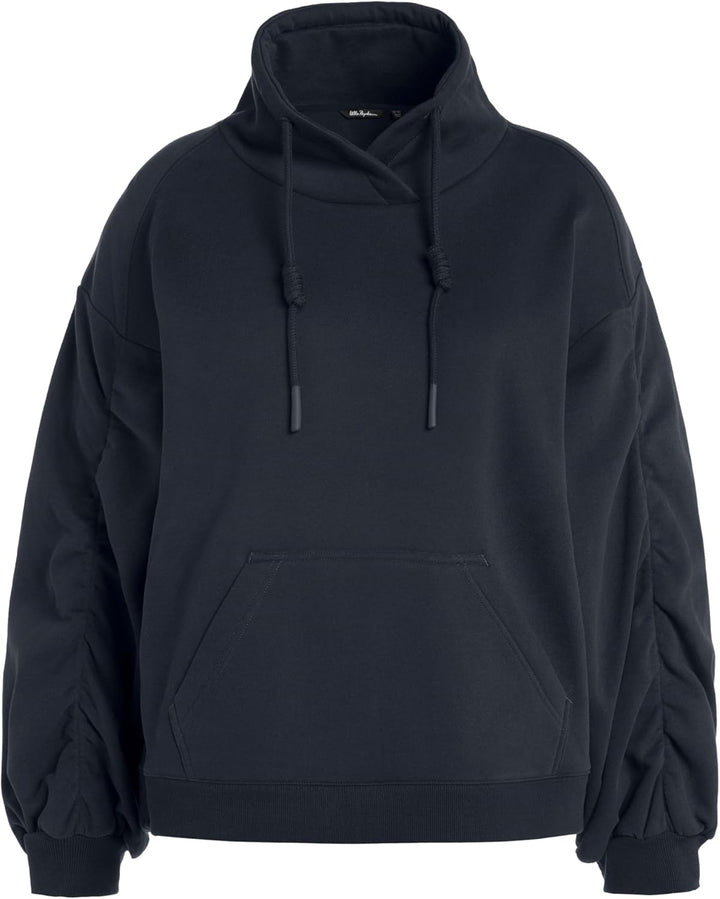 Ulla Popken Damen Sweatshirt Marine 46-48, Marine 46-48