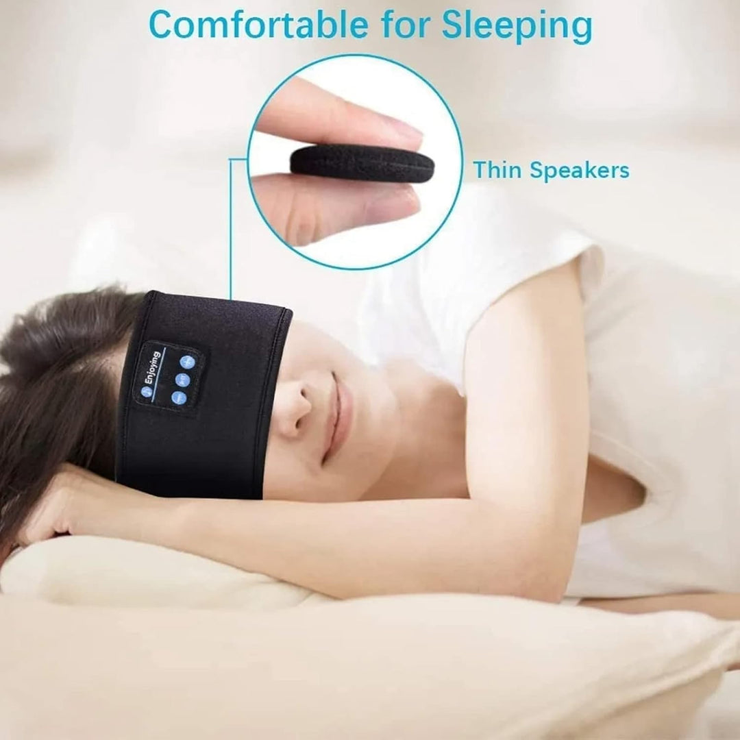 Drahtlose Sportkopfhörer, Schlafkopfhörer, Bluetooth 5.2-Kopfband, HD-Stereolautsprecher, Schlaf, Tr