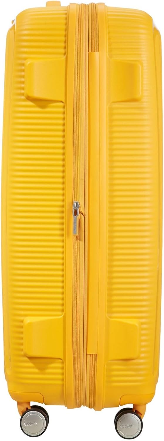 American Tourister Soundbox - Spinner L Erweiterbar Koffer, 77 cm, 110 L, Gelb (Golden Yellow) Gelb