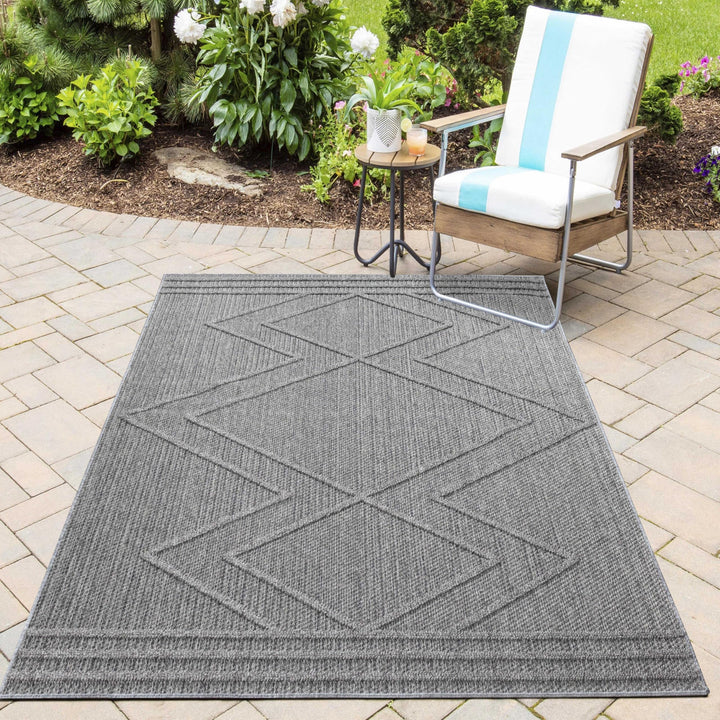 HomebyHome In&amp; Outdoor Teppich Wetterfest, Beige 80x150 cm Teppich Küche, Waschbarer Küchenläufer Fl