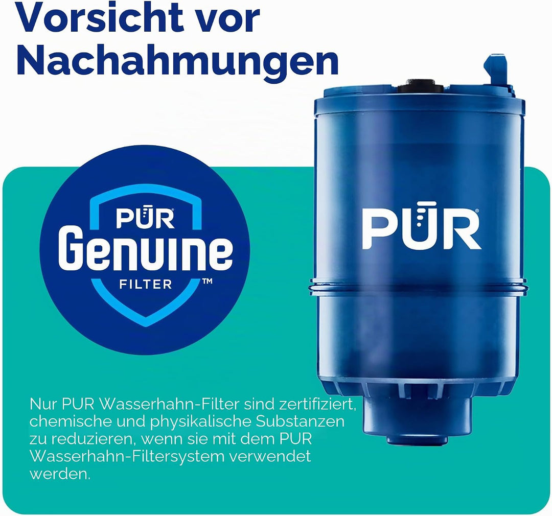 Pur Pur Wasser 3 Stufe Vertical Wasserhahn montieren FM3700 Chrom, Chrom