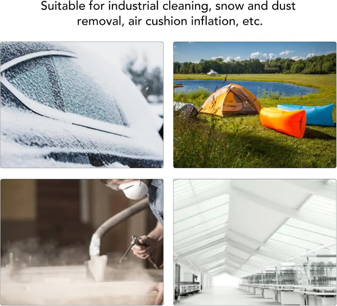 Jet Dry Gebläse, Jet Fan 500000 U/min Wind Geschwindigkeit mit 16000mAh Lithium-Batterie, Super Jet