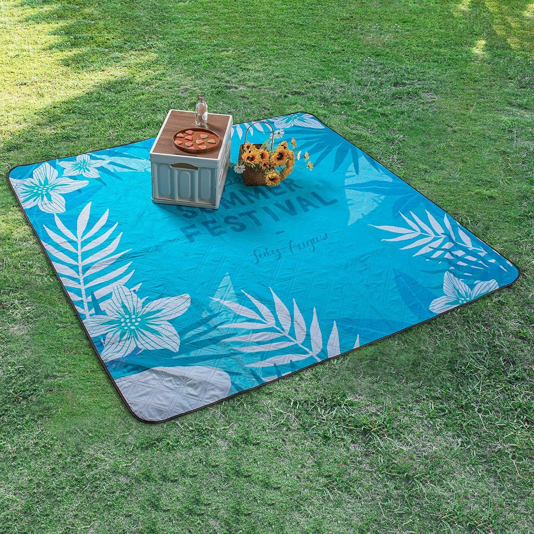 Picknickdecke wasserdicht waschbar, Stranddecke Sandfrei XXL Campingdecke Strandmatte isoliert mit w