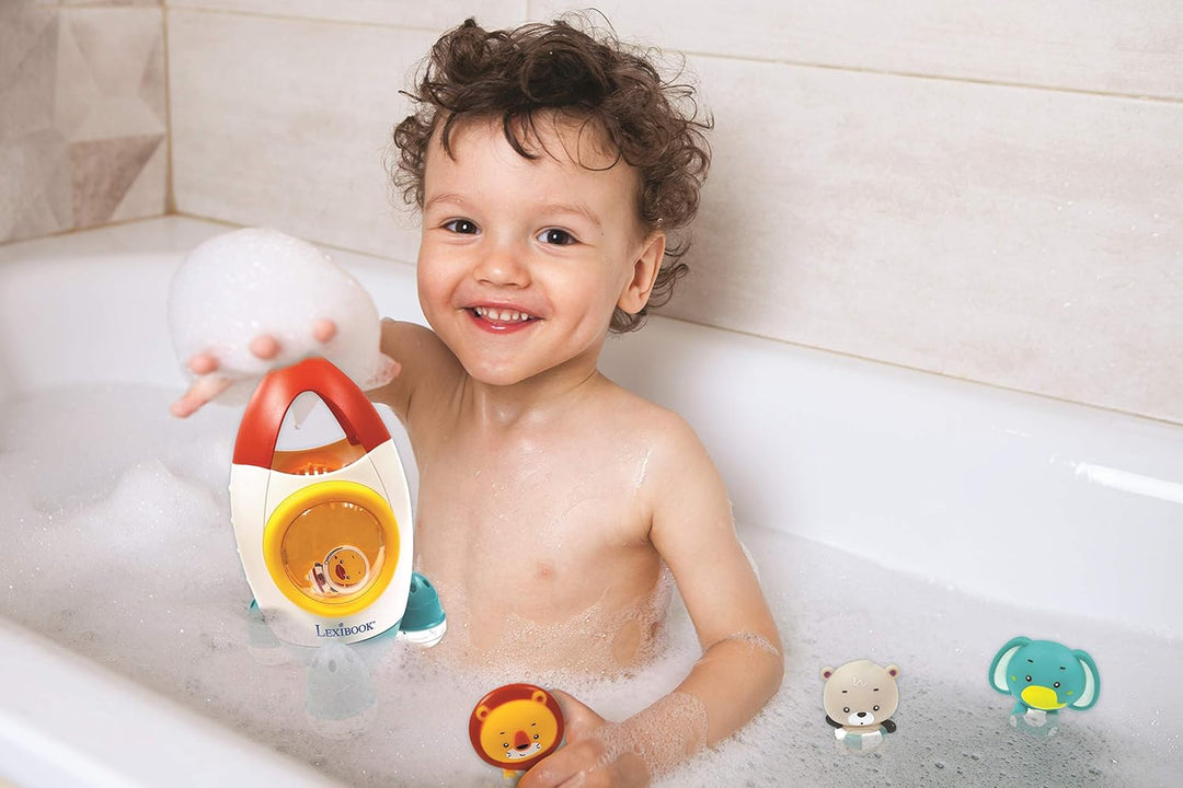 Lexibook, Rakete Badeset, Badespielzeug für Kinder, Blau/Weiss, ITBSPC, Rakete