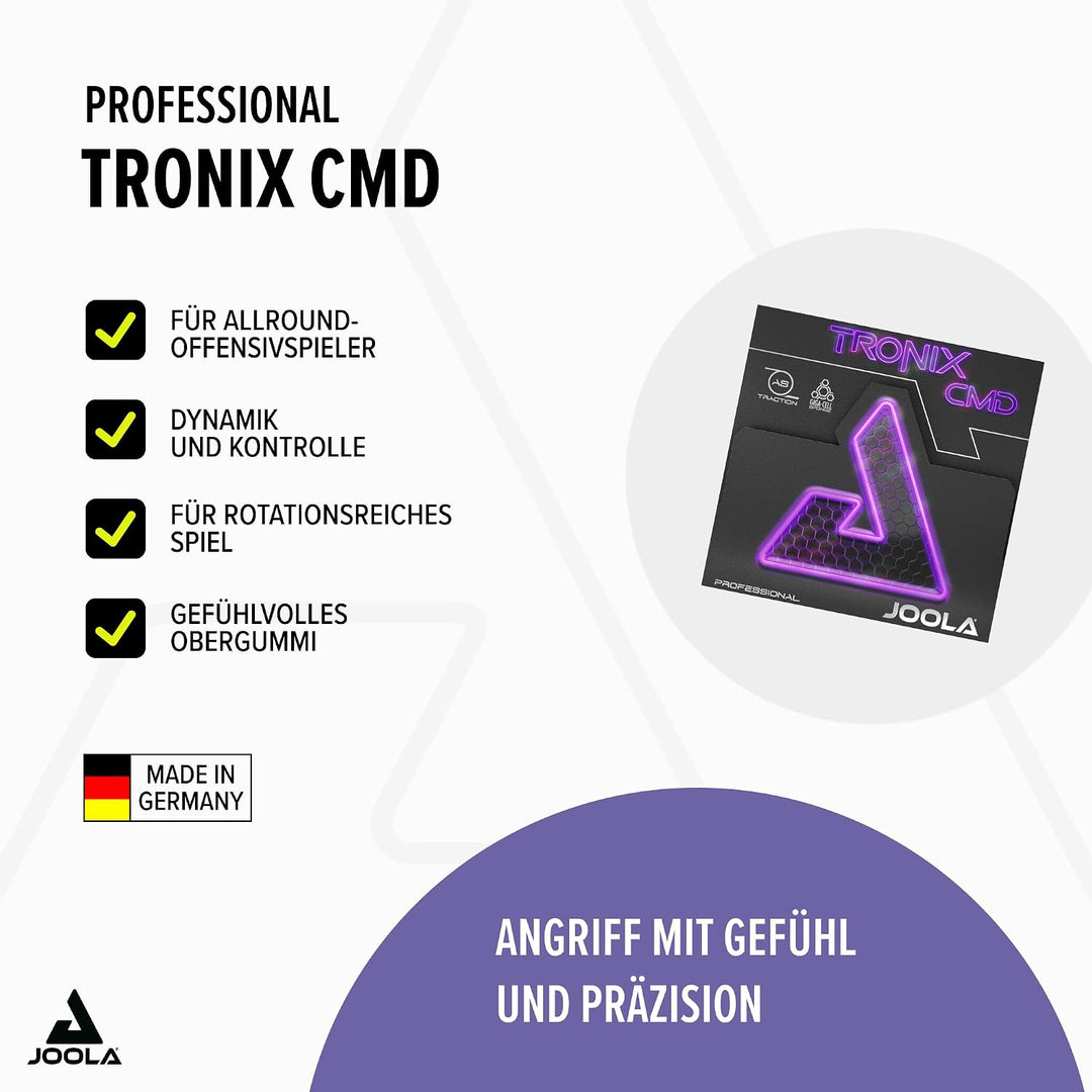 JOOLA Tronix CMD Rubber Rot 2.3, Rot 2.3