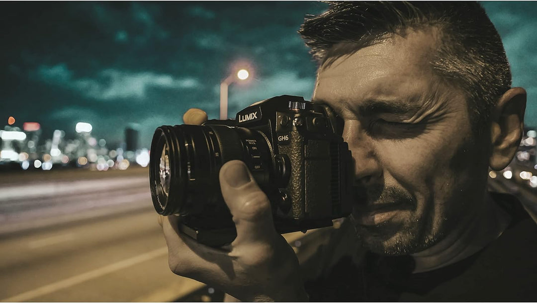 Panasonic LUMIX DC-GH6M Hybridkamera mit Objektiv FS12060 (25 MP, Dual I.S, OLED-Sucher, Kälte-/Stau