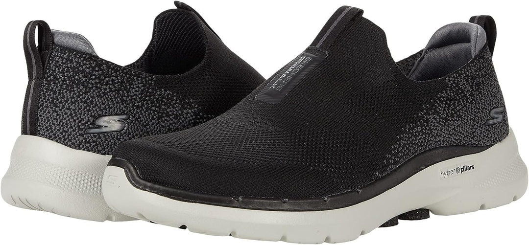 Skechers Herren Go Walk 6 Sneaker 42 EU Schwarz, 42 EU Schwarz