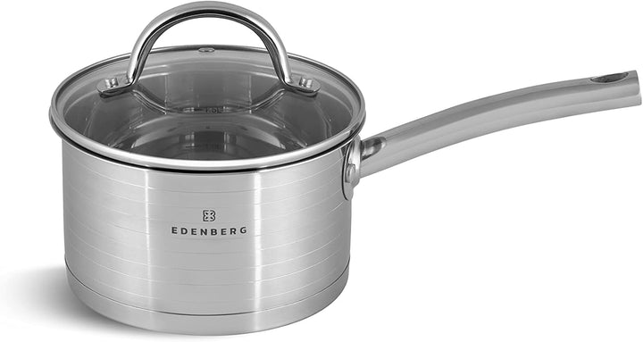 Topfset mit Pfanne - Beständig Gegen Hohe Temperaturen - Töpfe Set Geeignet für Alle Herdarten - Top