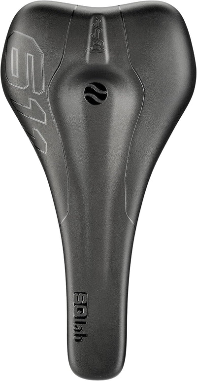 SQlab 611 Ergowave CrMo, MTB Tech & Trail Fahrradsattel Schwarz 12 cm Einfarbig, Schwarz 12 cm Einfa