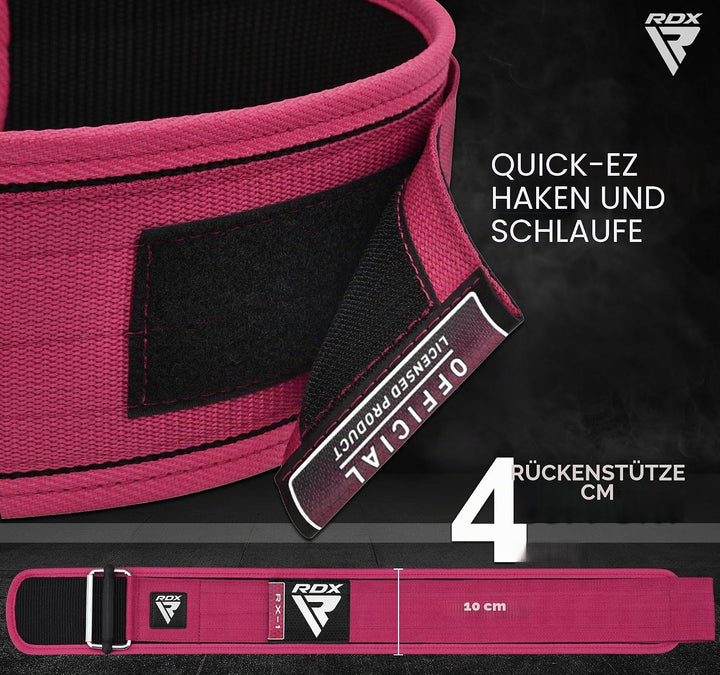 RDX 4” Gewichthebergürtel, Auto-Lock Trainingsgürtel, Powerlifting Krafttraining Bodybuilding Fitnes