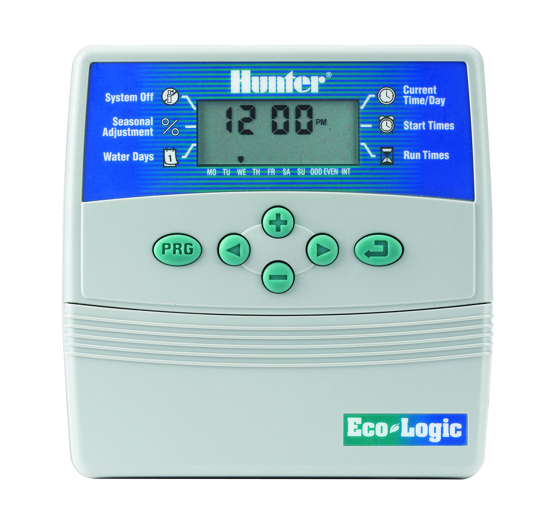 Hunter ELC-401i Steuergerät für Bewässerungssystem, 4 Stationen, für Innenbereiche