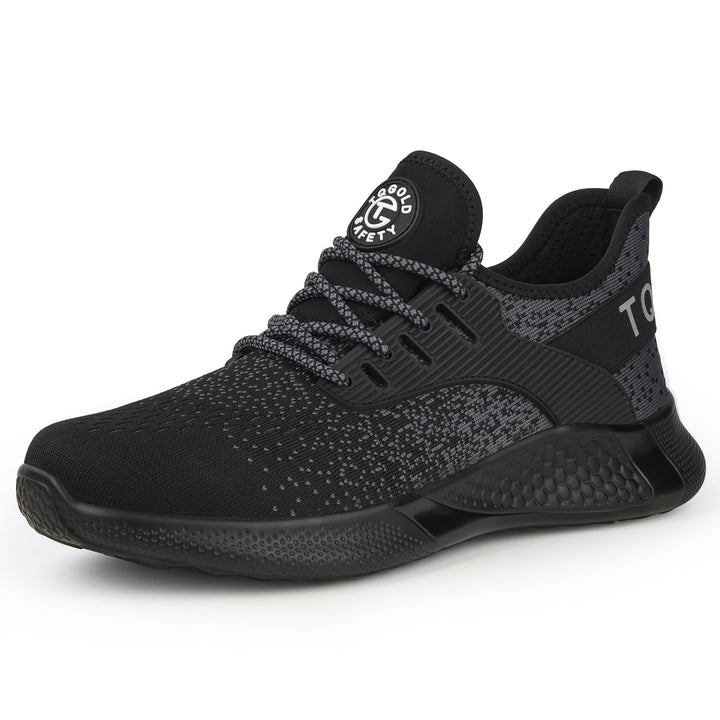 tqgold Sicherheitsschuhe Herren Damen Leicht Arbeitsschuhe | Sportlich Schutzschuhe mit Stahlkappe |