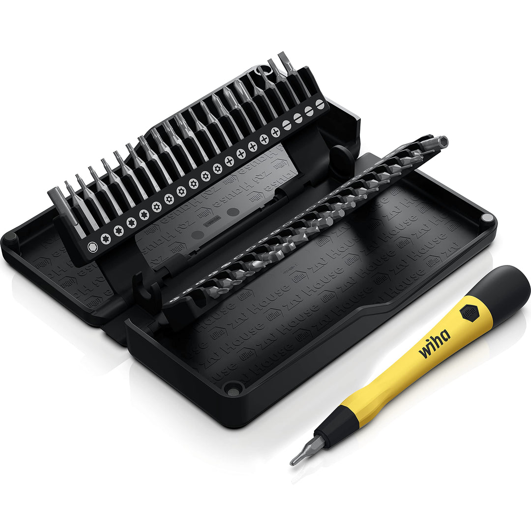 Wiha zai Hause Micro Bit Set mit ESD Feinmechanik Schraubendreher, 42-teilig, mit Aufbewahrungsbox,
