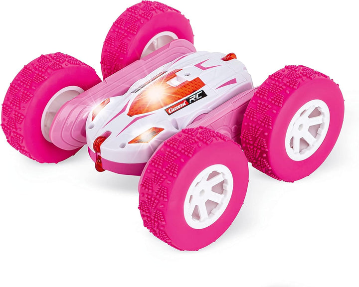 Carrera RC 2,4GHz Mini Turnator Pink I ferngesteuertes Auto ab 6 Jahren I Elektro-Car inkl. Fernbedi
