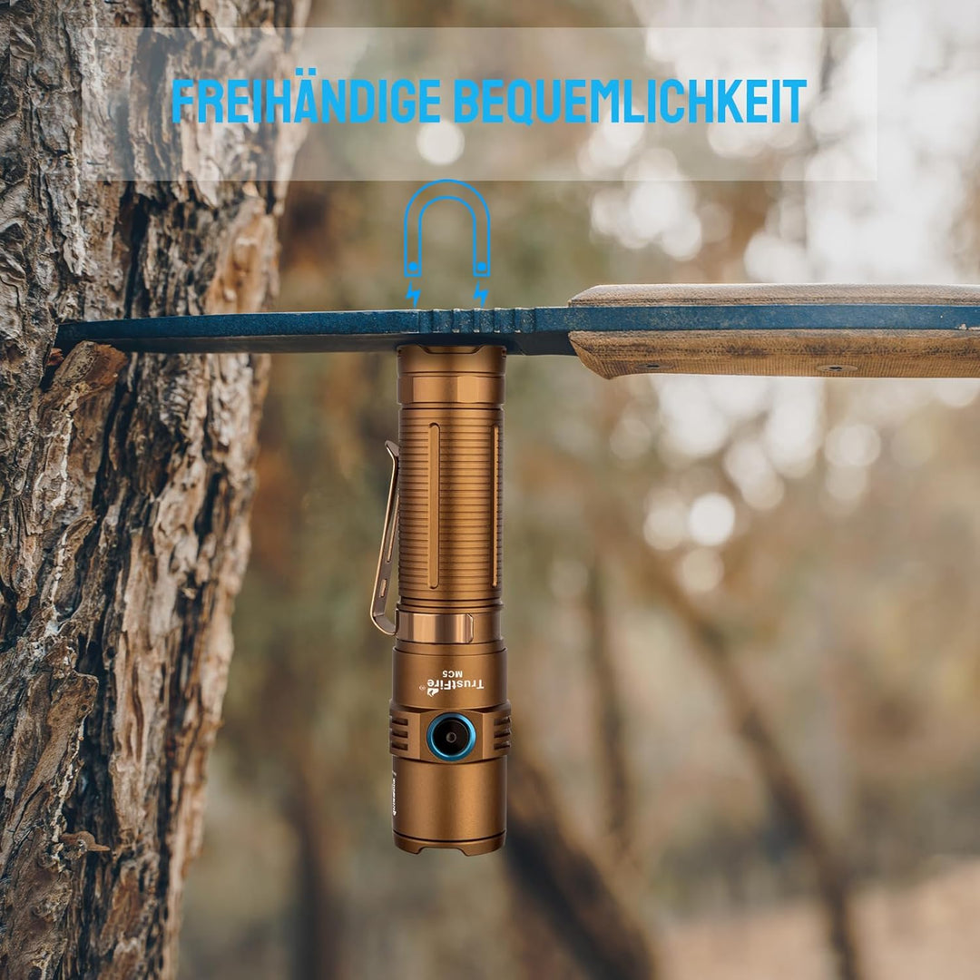 TrustFire MC5 Taschenlampe, 3300 Lumen Taschenlampe Led Aufladbar Heller als Jede Taschenlampe LED 1