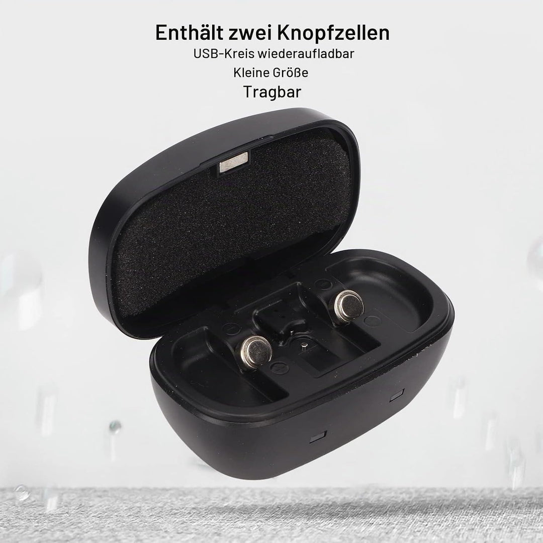 Ladebox Für Wiederaufladbare USB-Hörgerätebatterien. 312 Knopfbatterien Mit 155 MAh Kapazität Für Be