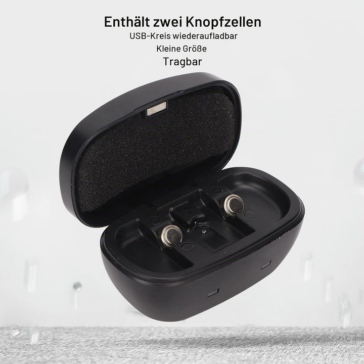 Ladebox Für Wiederaufladbare USB-Hörgerätebatterien. 312 Knopfbatterien Mit 155 MAh Kapazität Für Be