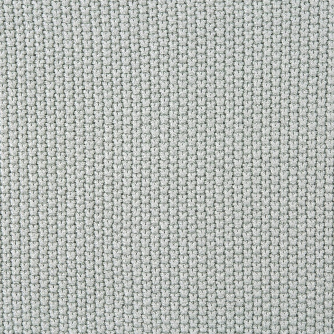 LÄSSIG Baby Strickdecke für Autositz Autositzdecke Einschlagdecke Babyschale 100% Bio-Baumwolle GOTS